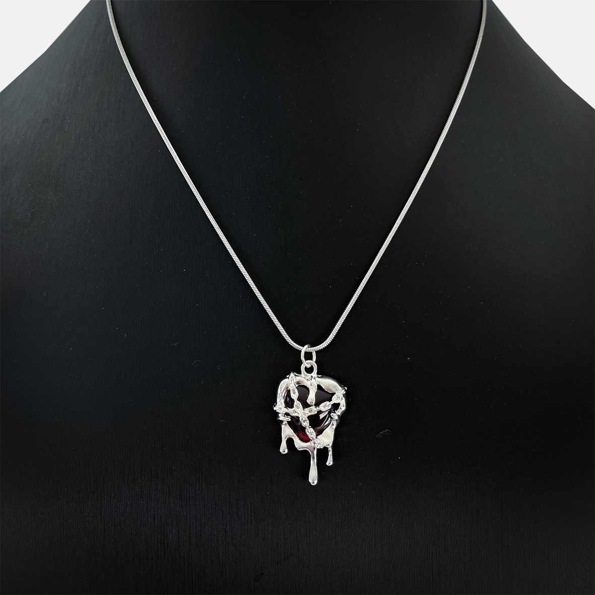 Locked Love Heart Unisex Necklace