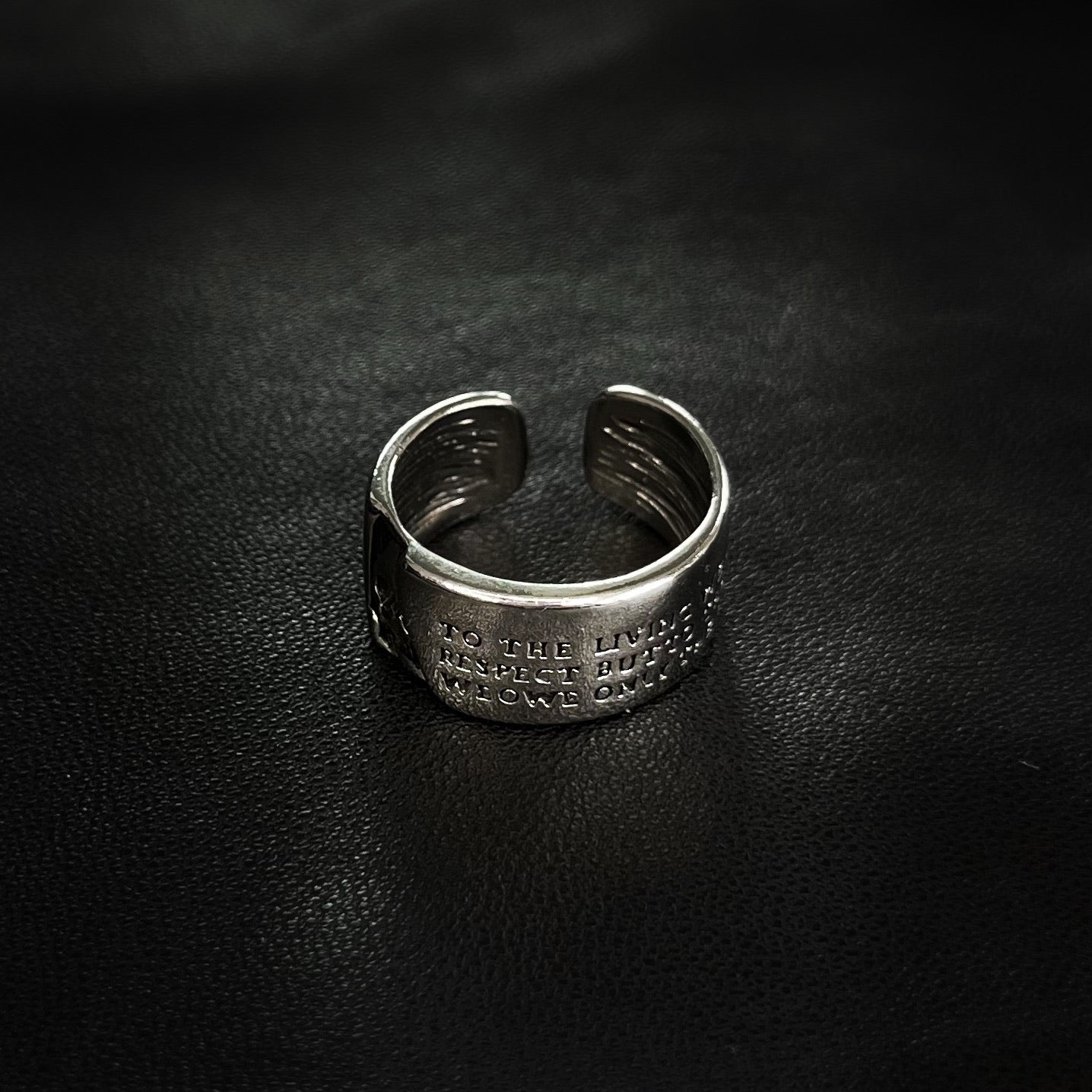 Phantom Spell Unisex Silver Ring