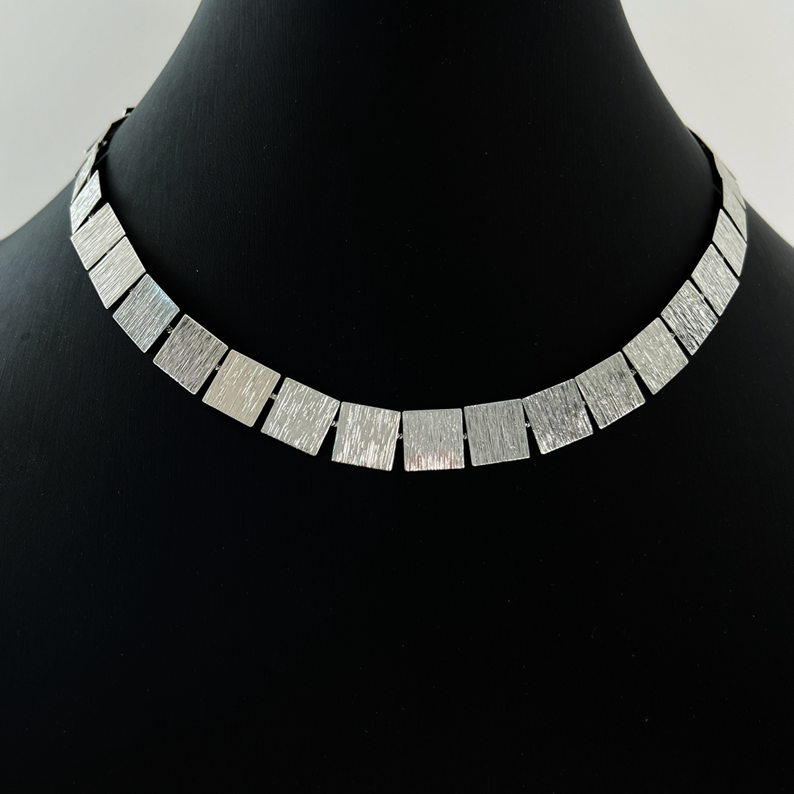 ✦ One-of-a-Kind ✦ Fragments of Square Silver Unisex Necklace