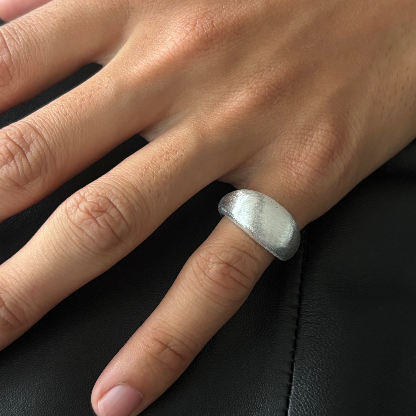 S925 Simple Silver Band Ring