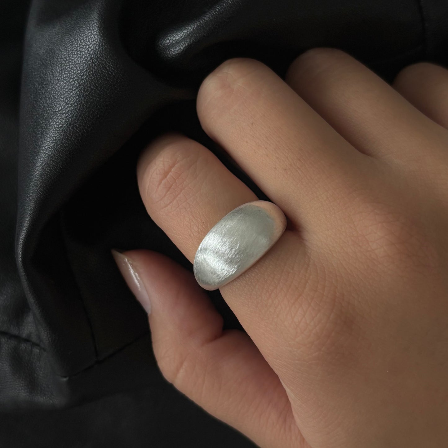 S925 Simple Silver Band Ring