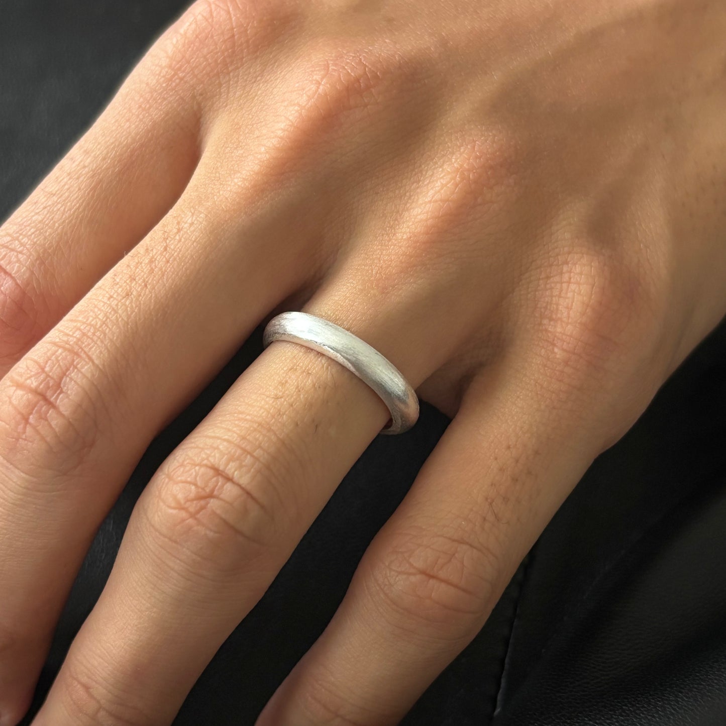 Plain Sterling Unisex Silver Band