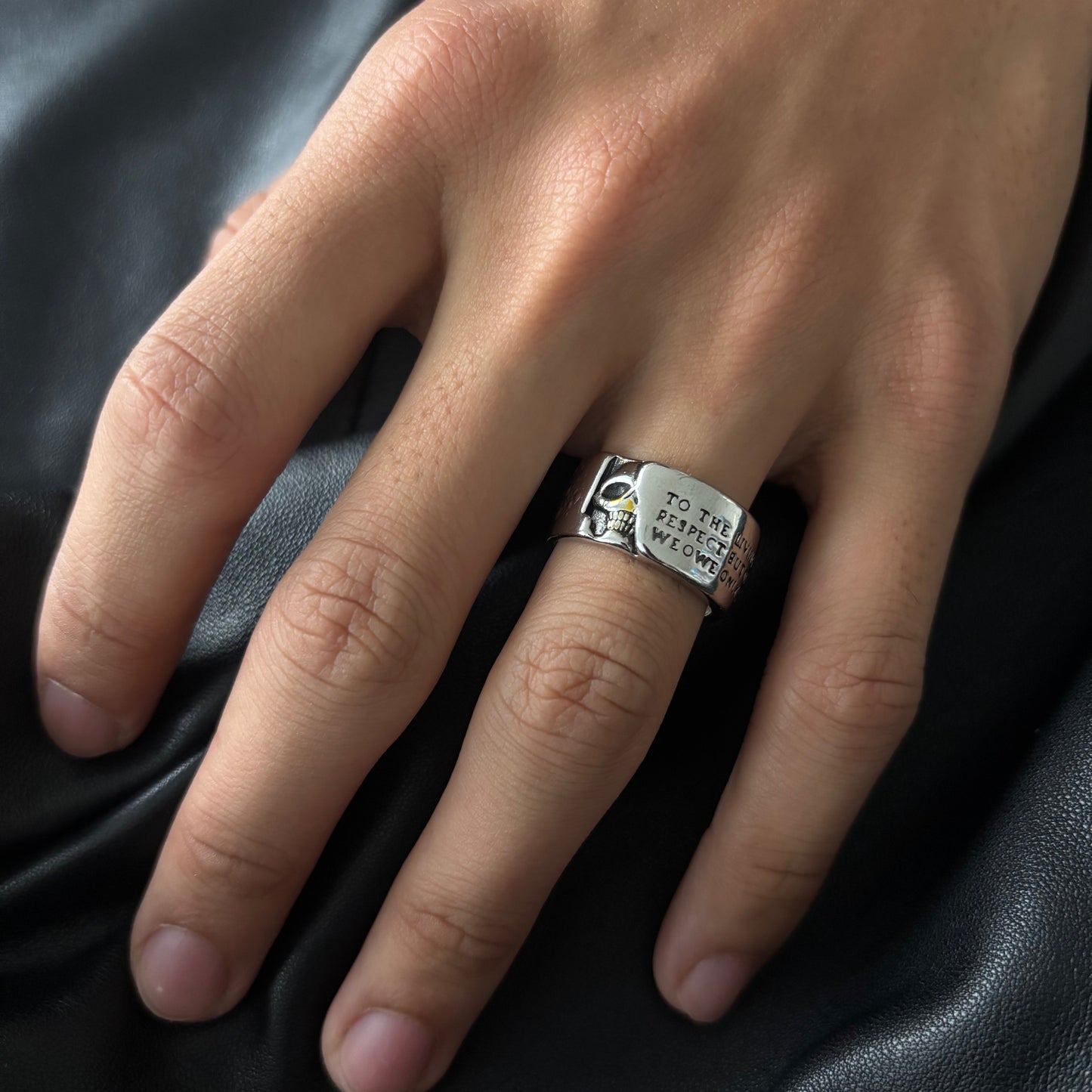 Phantom Spell Unisex Silver Ring