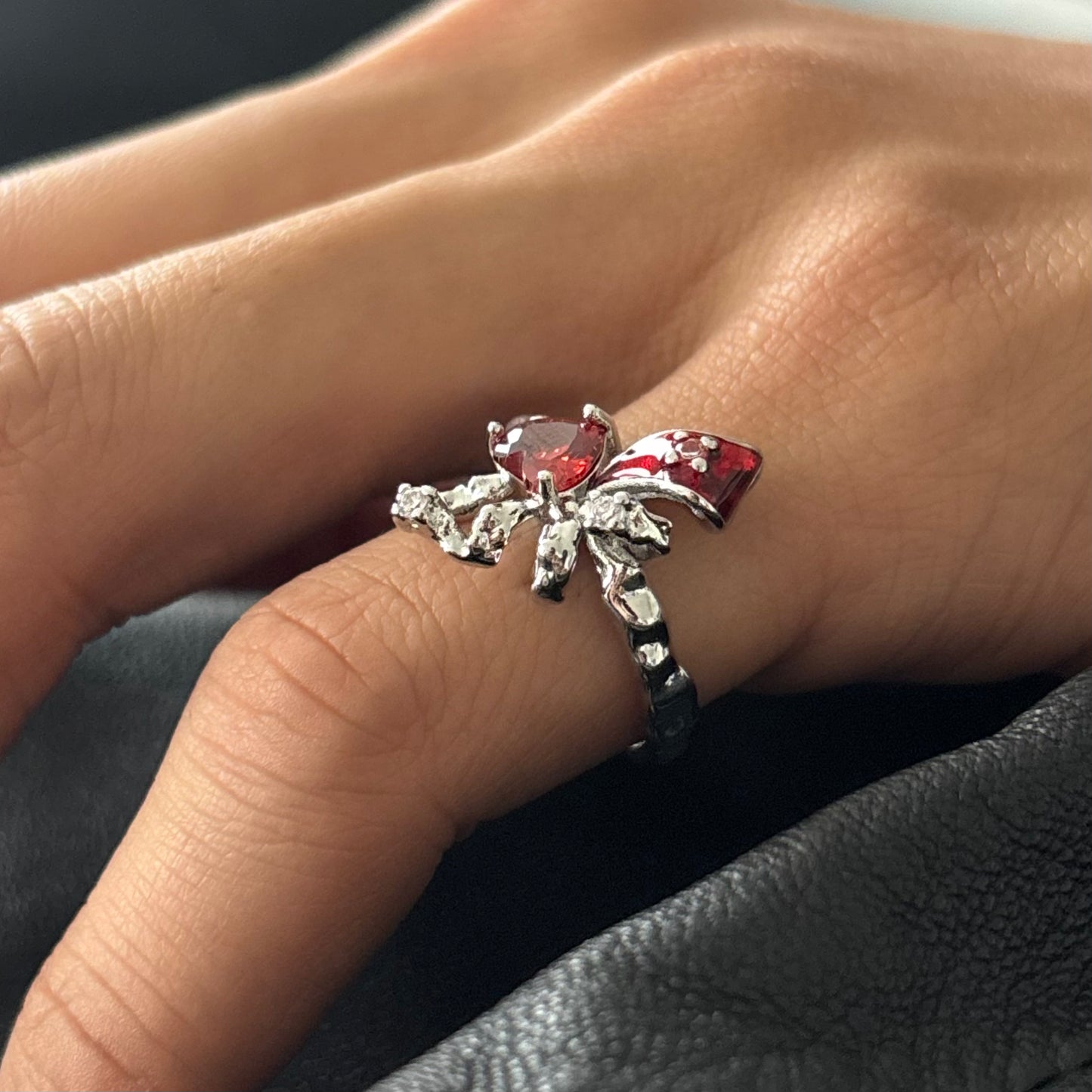 Twist of Ribbon Silver Ring