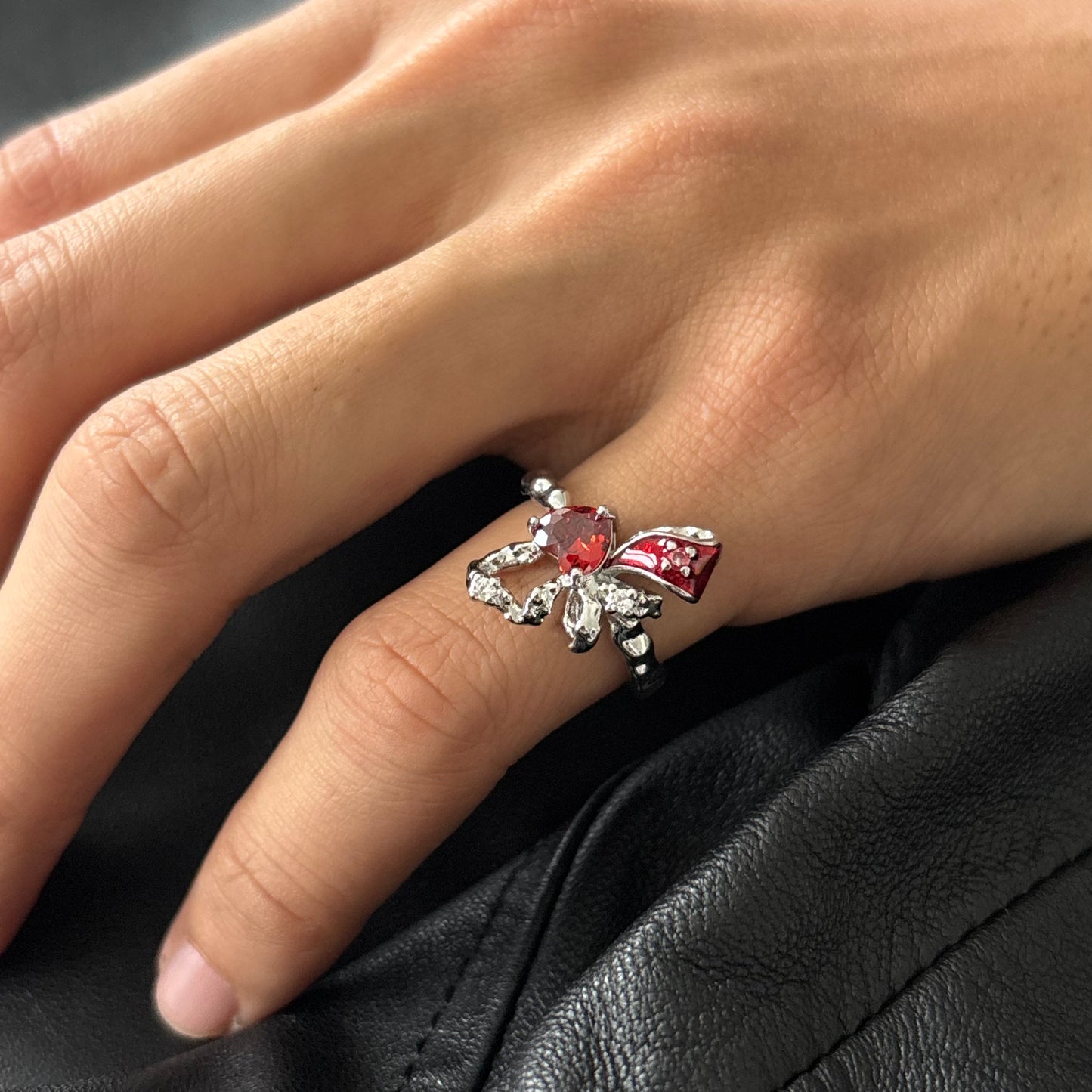 Twist of Ribbon Silver Ring