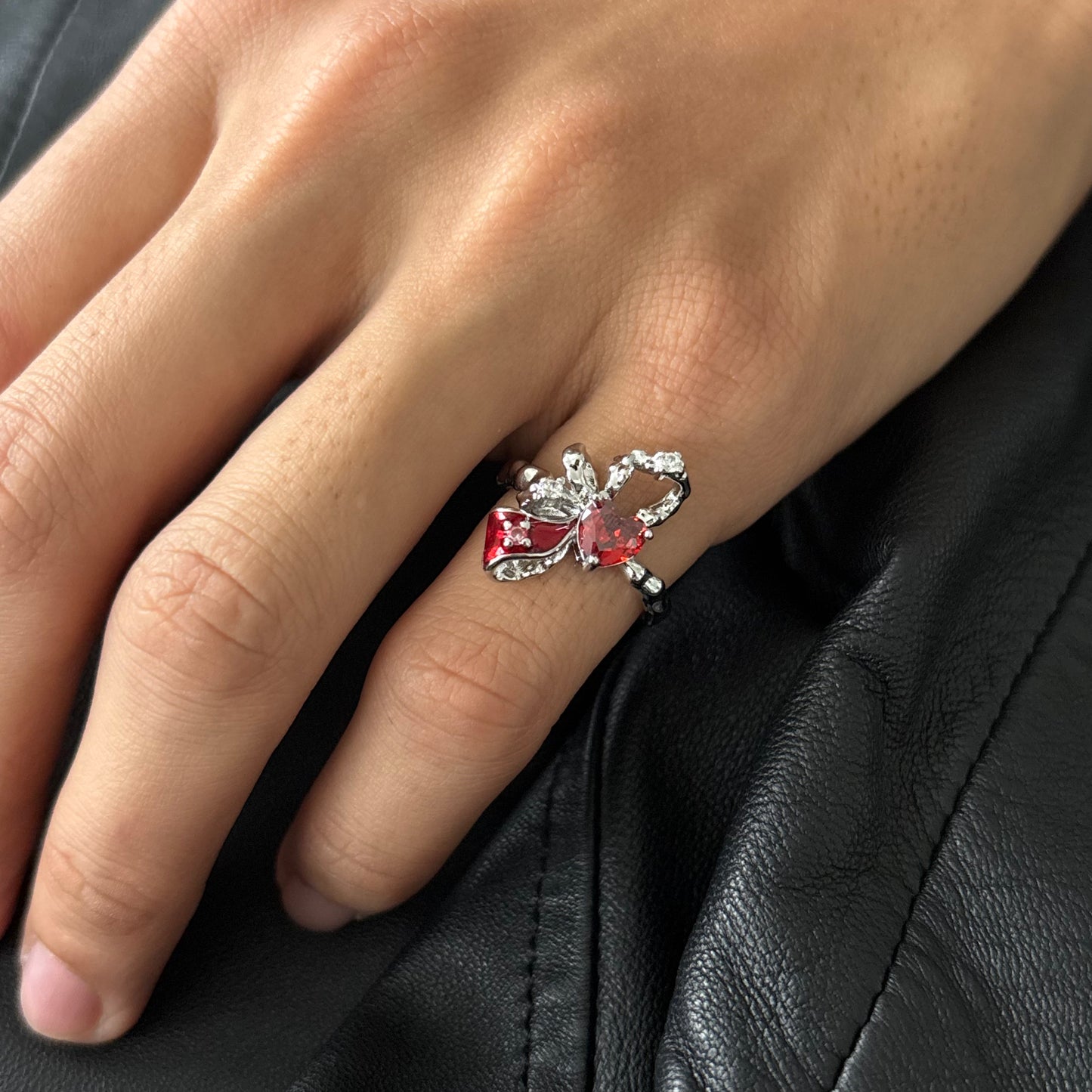Twist of Ribbon Silver Ring
