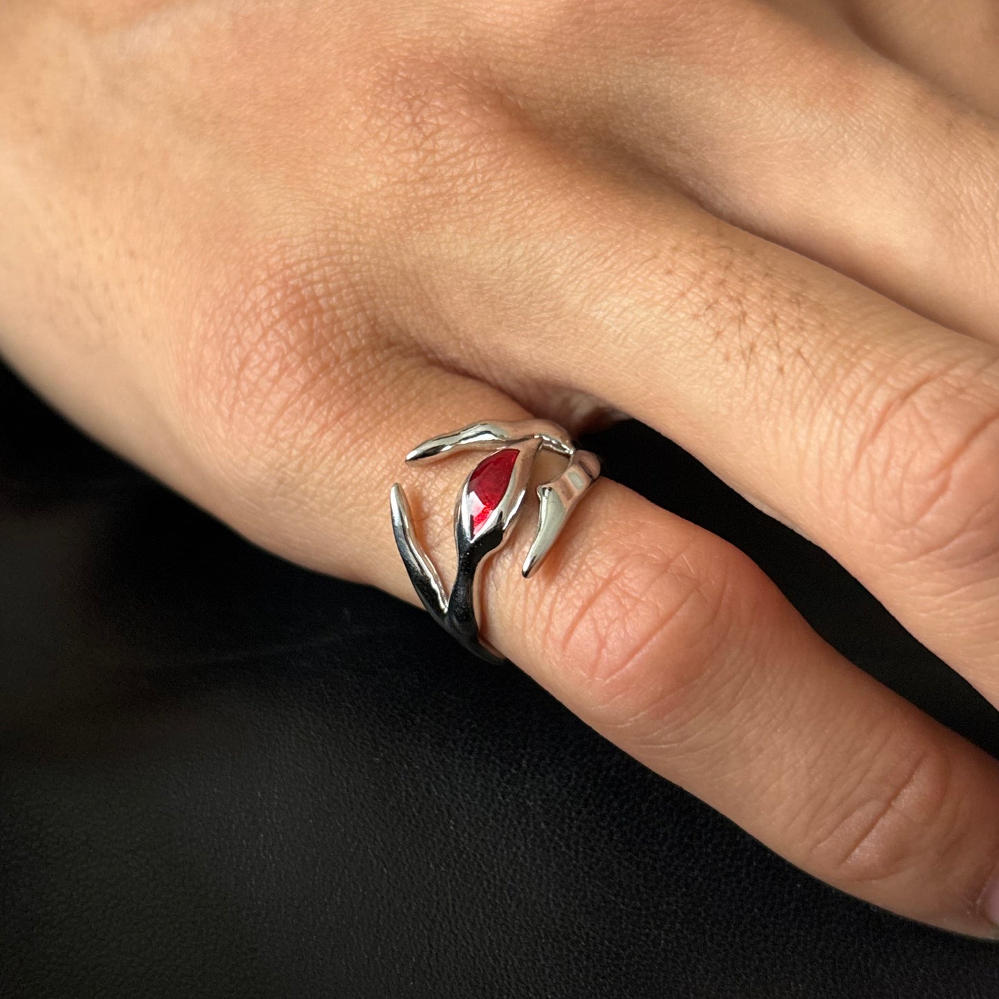 Evil Eye of Envy Unisex Silver Ring