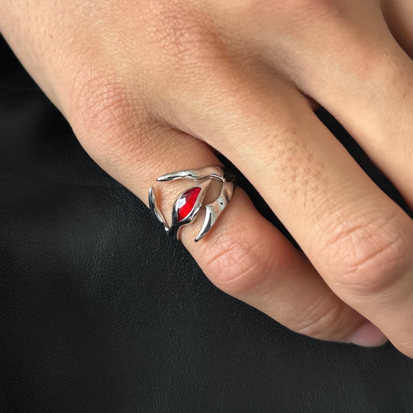 Evil Eye of Envy Unisex Silver Ring