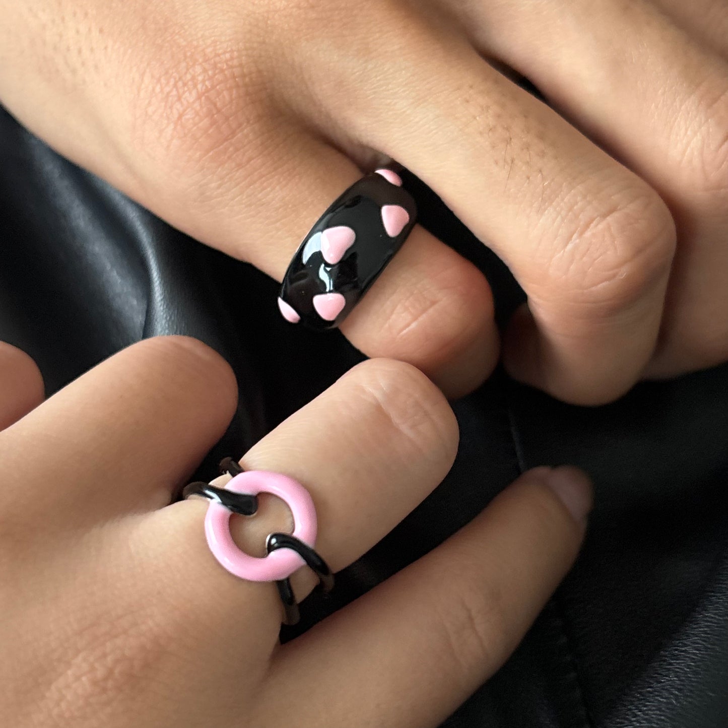 Pulse of Love Glaze Dripping Ring