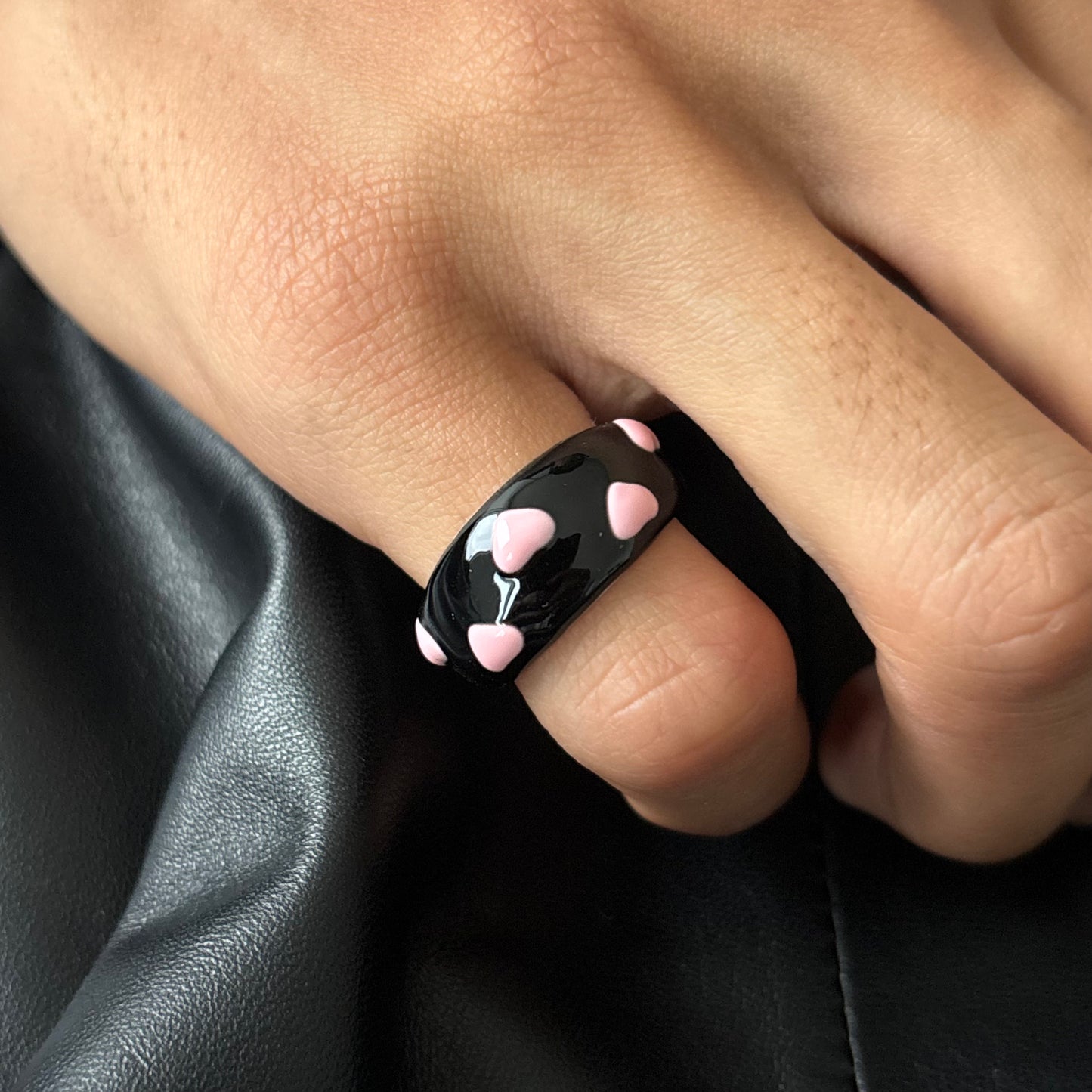 Pulse of Love Glaze Dripping Ring