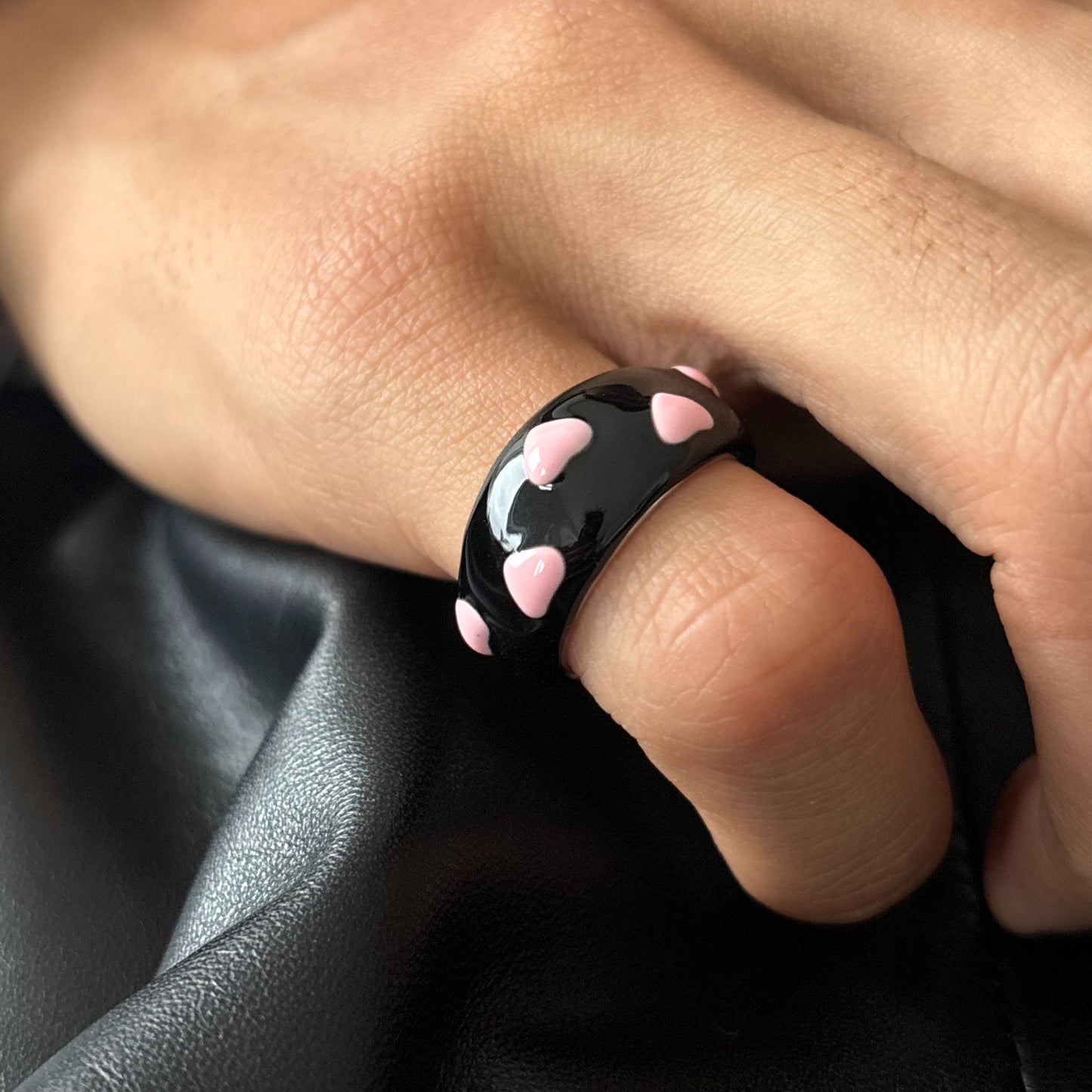 Pulse of Love Glaze Dripping Ring