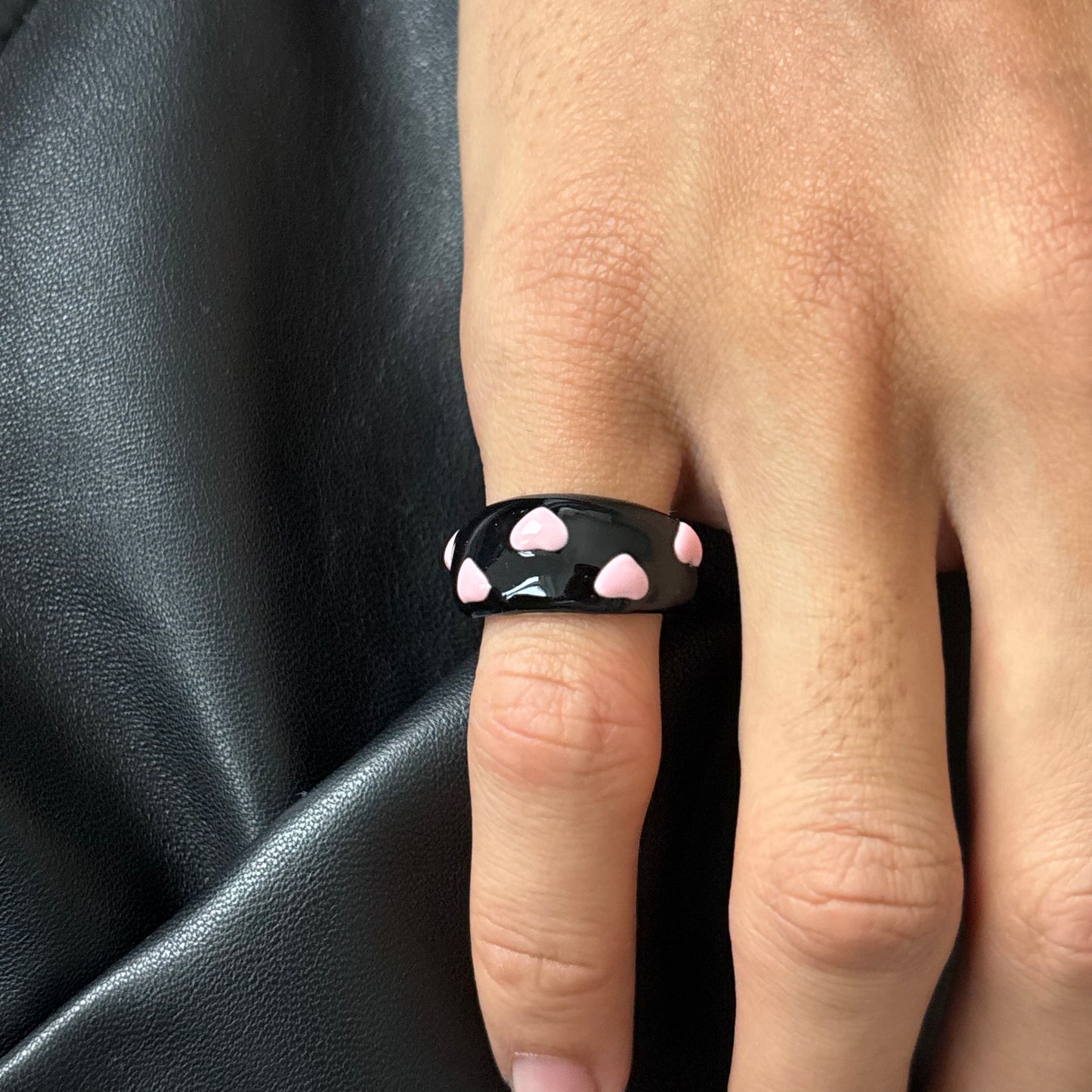 Pulse of Love Glaze Dripping Ring