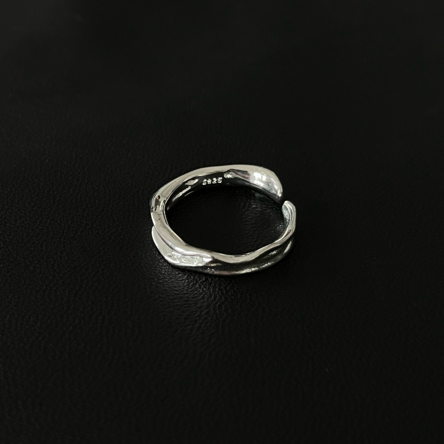 Moonlit Simplicity Silver Ring