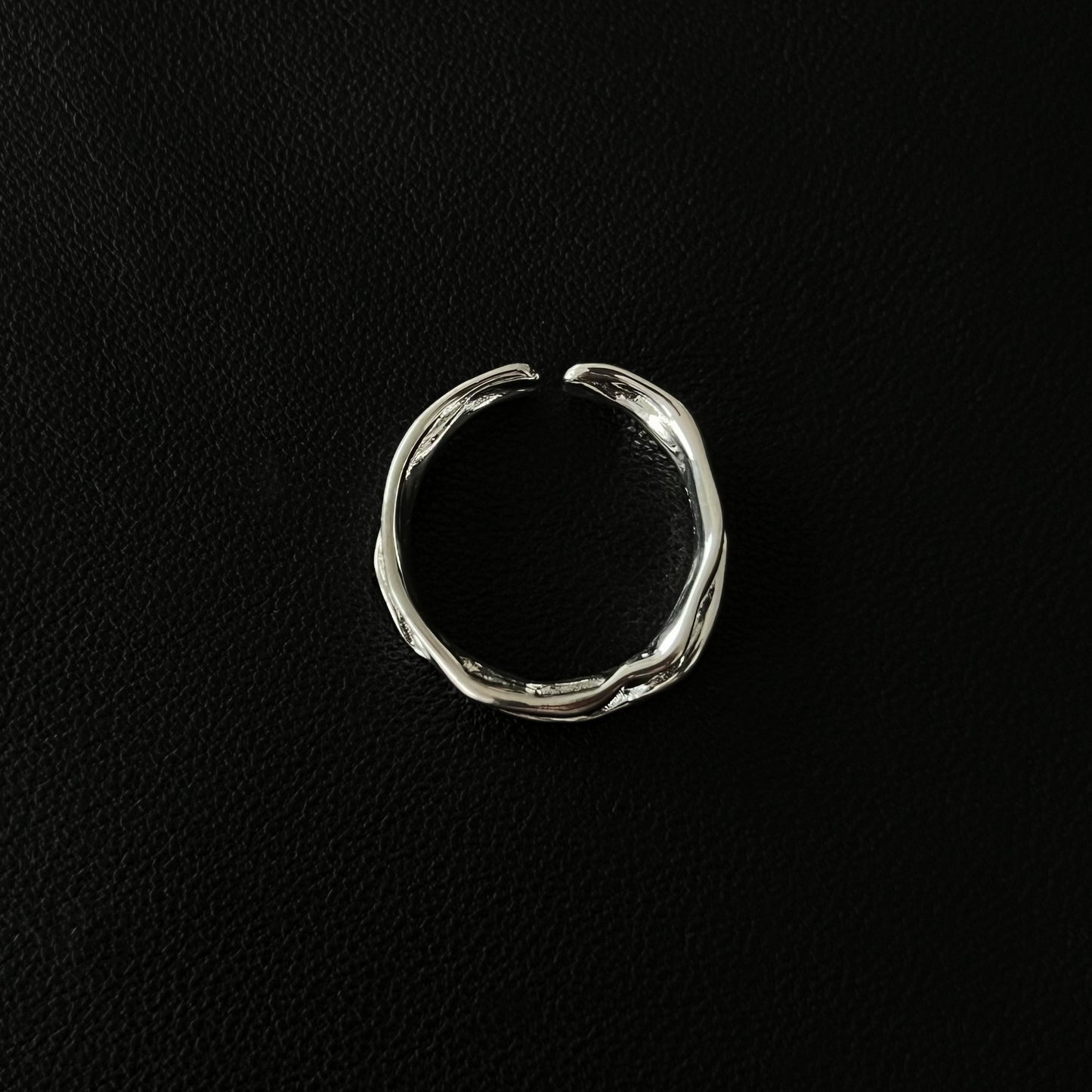 Moonlit Simplicity Silver Ring