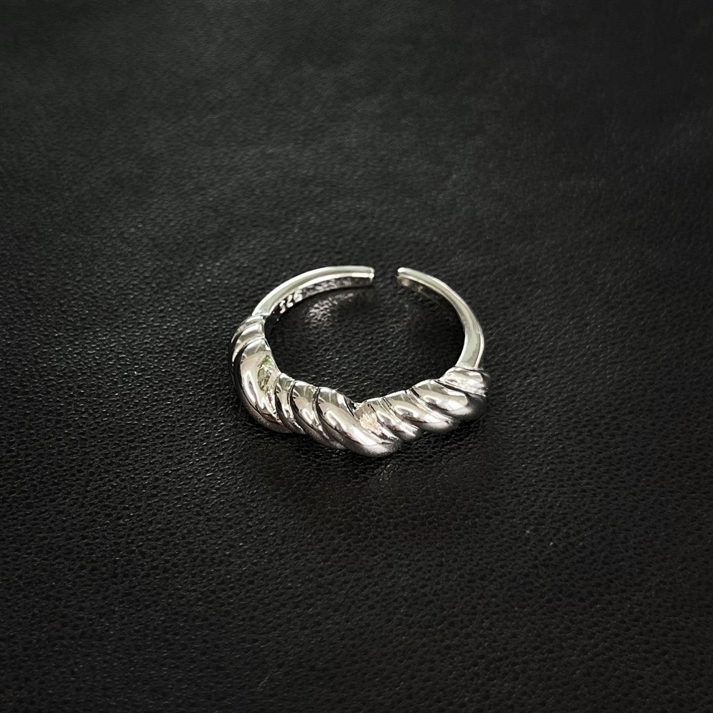 Twist of Fate Silver Ring