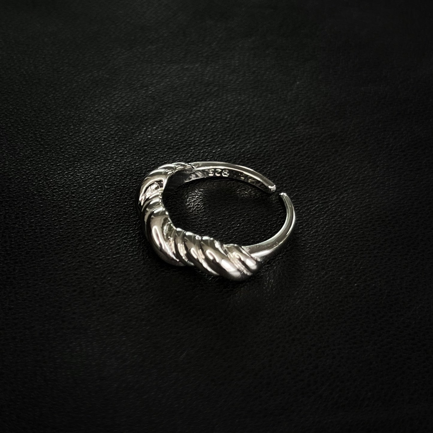 Twist of Fate Silver Ring