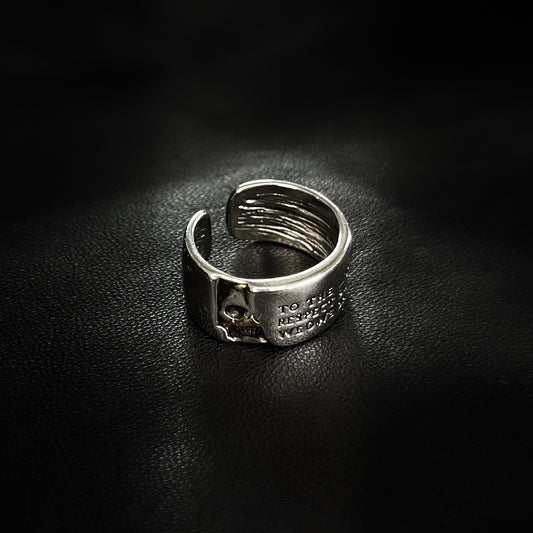 Phantom Spell Unisex Silver Ring