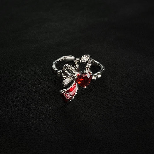 Twist of Ribbon Silver Ring