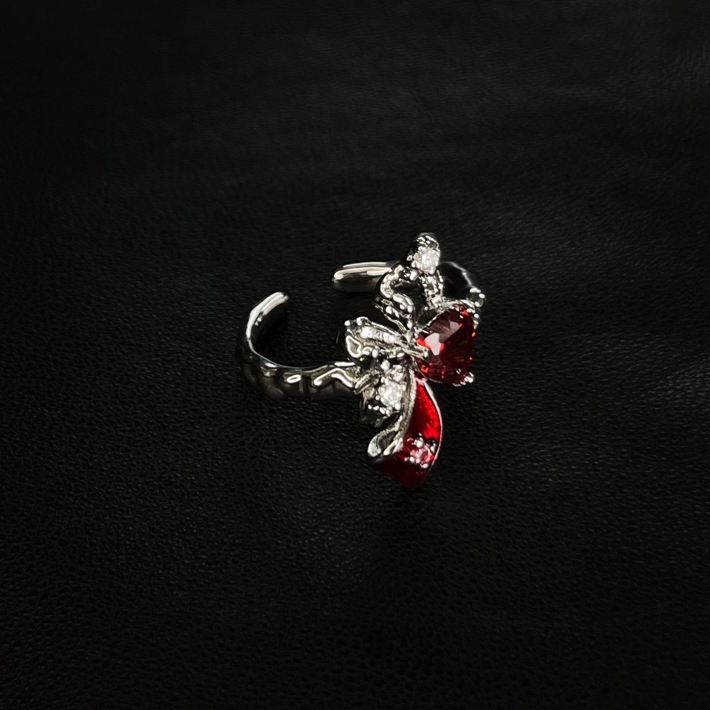 Twist of Ribbon Silver Ring