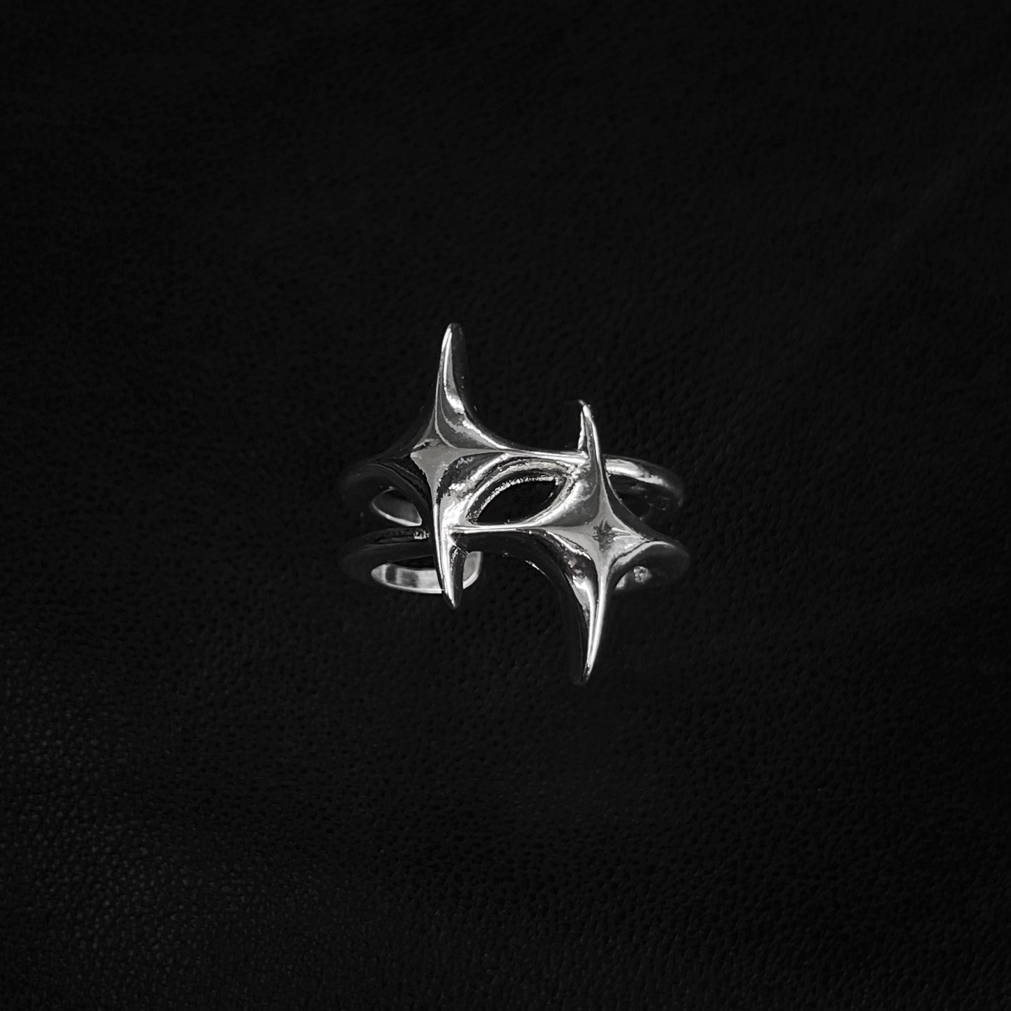Luminous Orbit Unisex Silver Ring