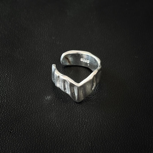 Modern Symmetry Band Ring