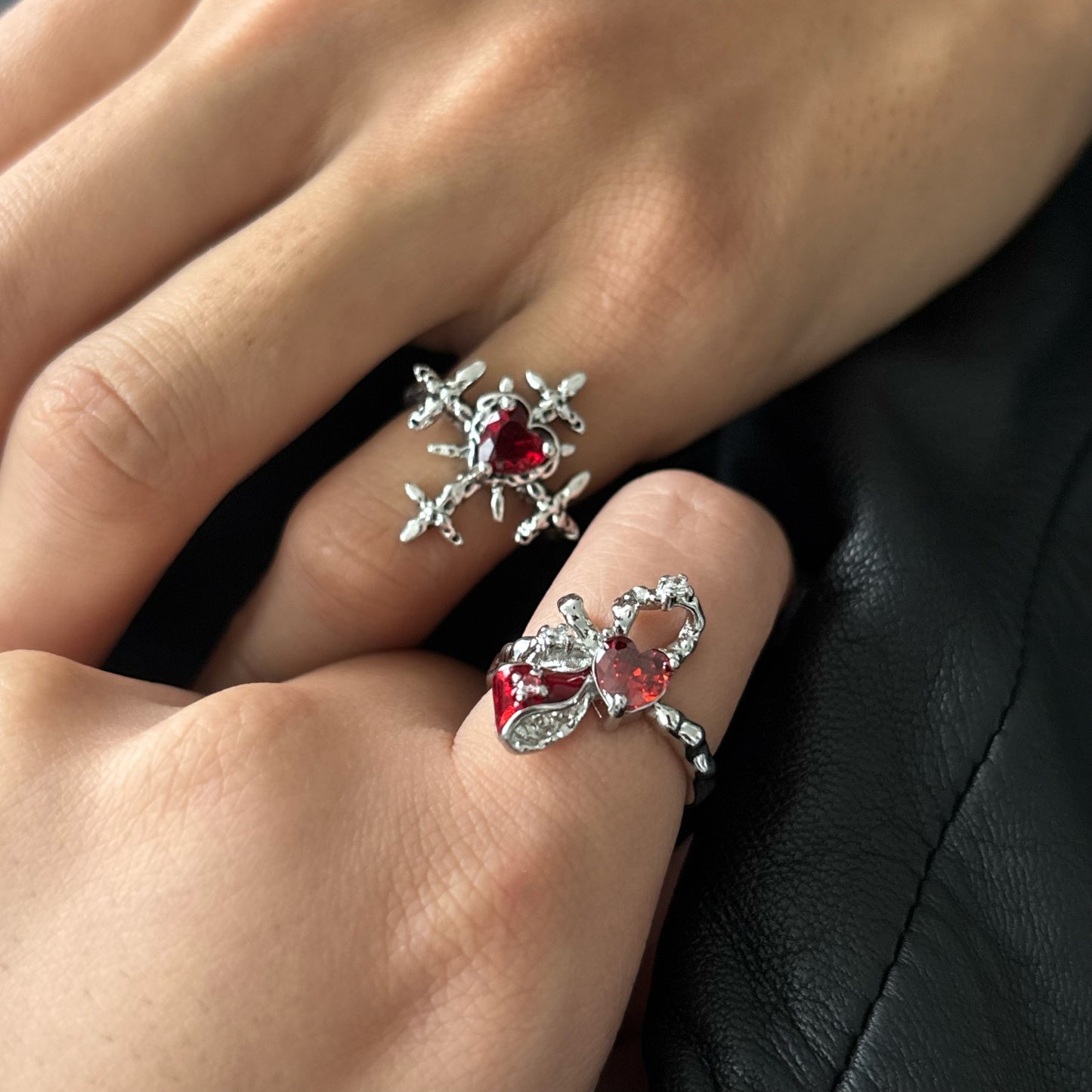 Twist of Ribbon Silver Ring