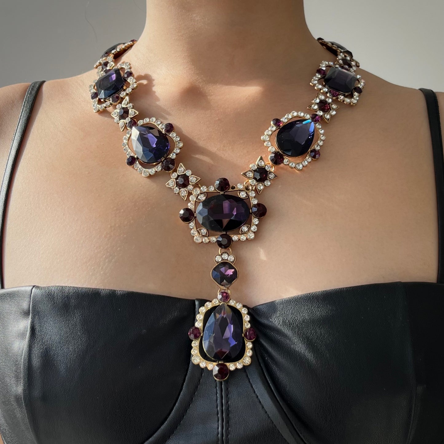 Eternal Nocturne Amethyst Necklace