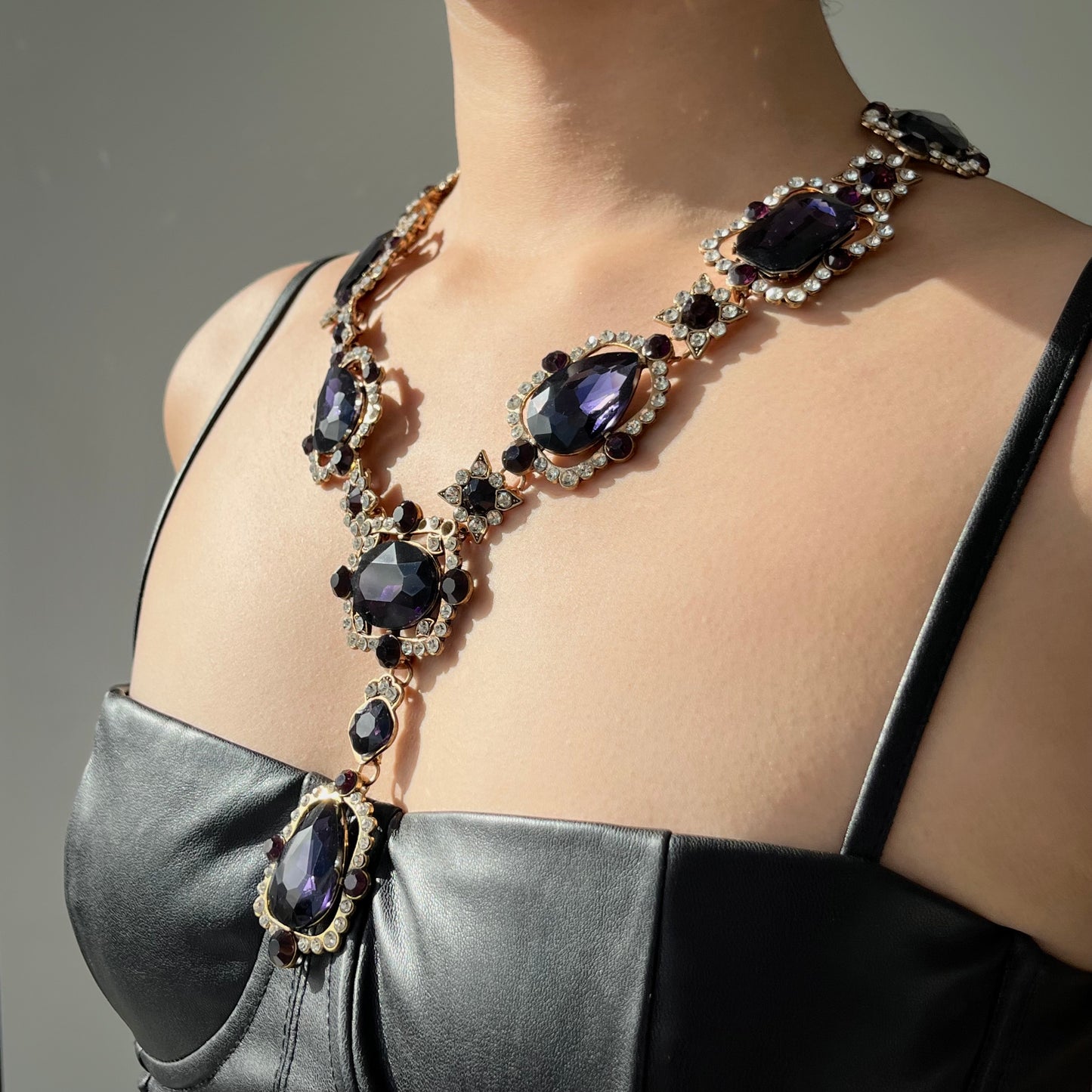 Eternal Nocturne Amethyst Necklace